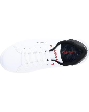 Deportivas de Mujer y Niña y Niño LEVIS VELL0051S ELLIS 0062 WHITE BLACK