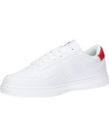 Sneaker für Damen und Mädchen und Junge LEVIS VNOA0002S NOAH 0079 WHITE RED