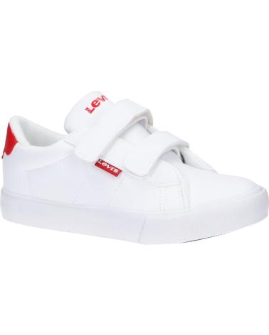 Zapatillas deporte de Niña y Niño LEVIS VORI0130S NEW HARRISON 0079 WHITE RED