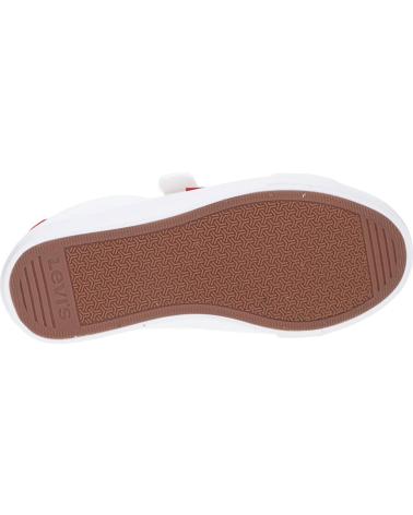Zapatillas deporte de Niña y Niño LEVIS VORI0130S NEW HARRISON 0079 WHITE RED