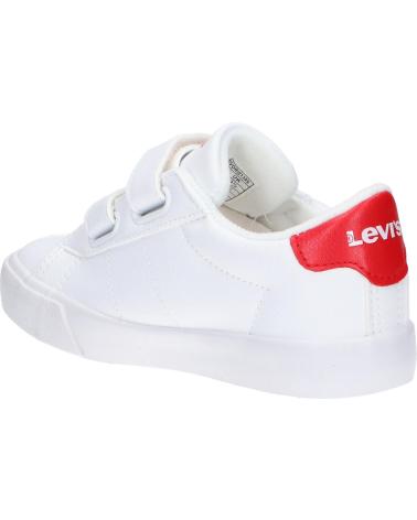 Zapatillas deporte de Niña y Niño LEVIS VORI0130S NEW HARRISON 0079 WHITE RED