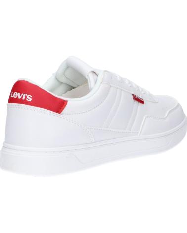 Sneaker für Damen und Mädchen und Junge LEVIS VNOA0002S NOAH 0079 WHITE RED