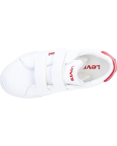 Zapatillas deporte de Niña y Niño LEVIS VORI0130S NEW HARRISON 0079 WHITE RED
