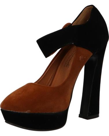Shuhe ferse für Damen URBAN 8538-6A BROWN-BLACK