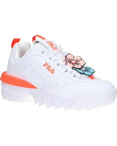 Zapatillas deporte de Mujer y Niña FILA FFW0243 13197 DISRUPTOR WHITE