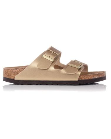 Chinelos de Mulher BIRKENSTOCK ARIZONA BIRKO-FLOR ORO ORO