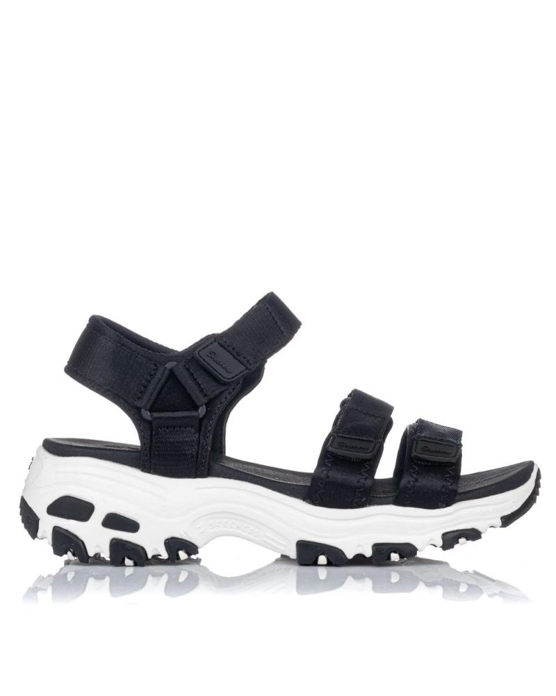 Sandali per Donna skechers SANDALIAS PLANAS DLITES FRESH 31514 NEGRAS NEGRO