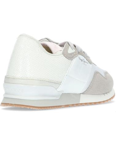 Esportes  de Mulher PEPE JEANS DEPORTIVAS PLS31466 WHITE