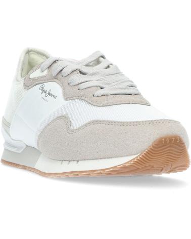 Esportes  de Mulher PEPE JEANS DEPORTIVAS PLS31466 WHITE