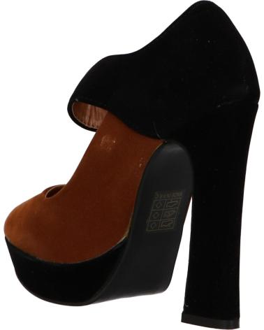 Shuhe ferse für Damen URBAN 8538-6A BROWN-BLACK