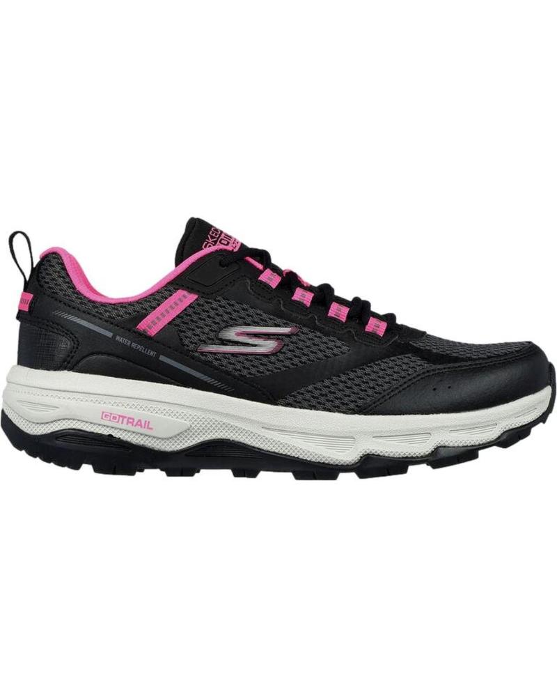 Sapatilhas de Mulher SKECHERS ZAPATILLAS MUJER GO RUN TRAIL 128200 NEGRO