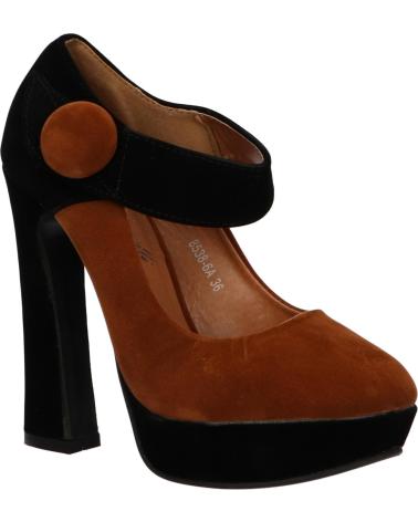Shuhe ferse für Damen URBAN 8538-6A BROWN-BLACK