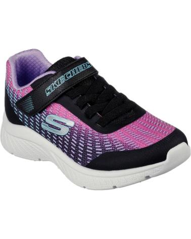 Sportivo per Bambina SKECHERS ZAPATILLAS NIA MICROSPEC PLUS 303532L NEGRO