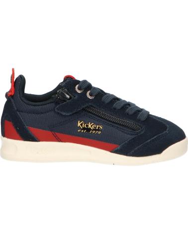 Sportschuhe für Mädchen und Junge KICKERS 686040-30 KICK 18 CDT 103 MARINE ROUGE