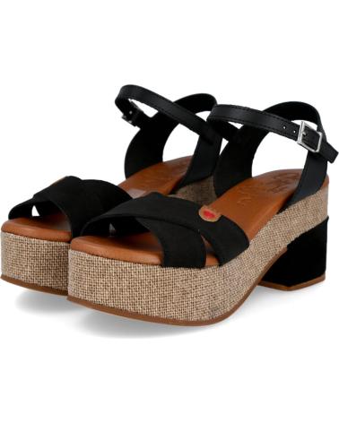 Sandálias de Mulher OH MY SANDALS 5253 SANDALIAS DE TACON NEGRO