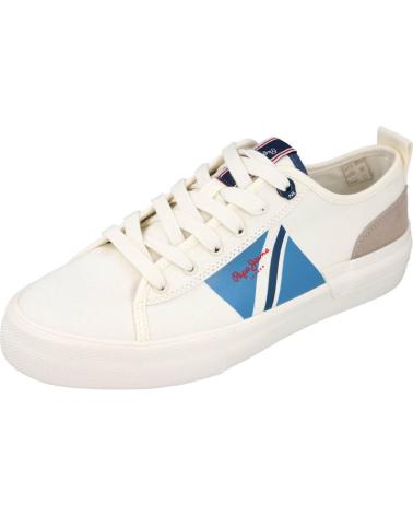 Deportivas de Hombre PEPE JEANS PMS30903 ALLEN FLAG BLANCO