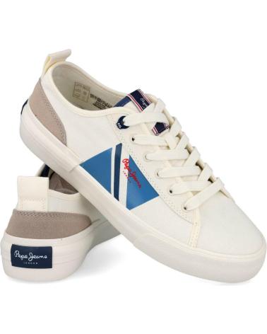 Deportivas de Hombre PEPE JEANS PMS30903 ALLEN FLAG BLANCO
