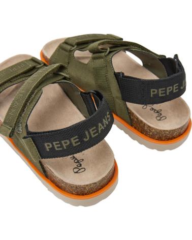 Sandals-De-Niña-PEPE-JEANS-PBS90058-BERLIN-BOY-KAKI
