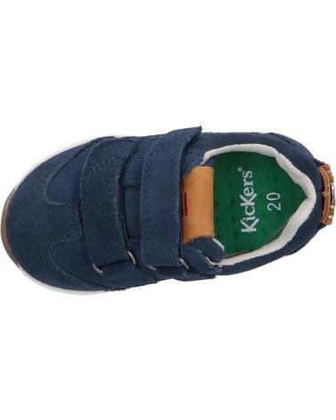Sapatilhas de Menina e Menino KICKERS 664580-10 KICK 18 BB 10 MARINE