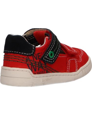 Scarpe per Bambino KICKERS 694170-10 WHATSUP 43 ROUGE GRIS