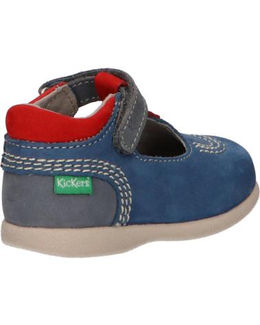 Scarpe per Bambina e Bambino KICKERS 413124-10 BABYFRESH 52 BLEU FONCE