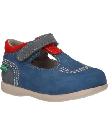 Scarpe per Bambina e Bambino KICKERS 413124-10 BABYFRESH 52 BLEU FONCE