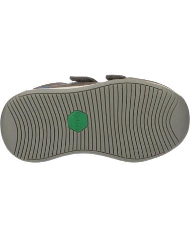 Sapatilhas de Menina e Menino KICKERS 686290-10 KICK 18 BB 123 GRIS BLEU