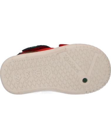 Scarpe per Bambino KICKERS 694170-10 WHATSUP 43 ROUGE GRIS