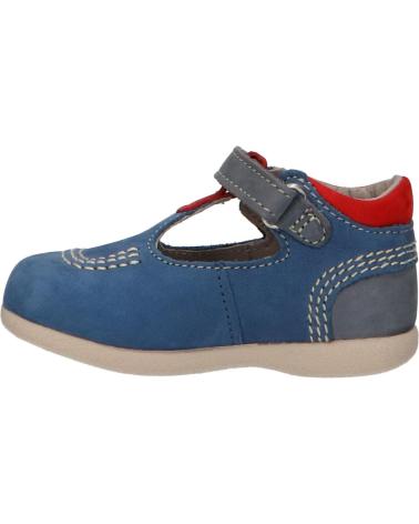 Scarpe per Bambina e Bambino KICKERS 413124-10 BABYFRESH 52 BLEU FONCE