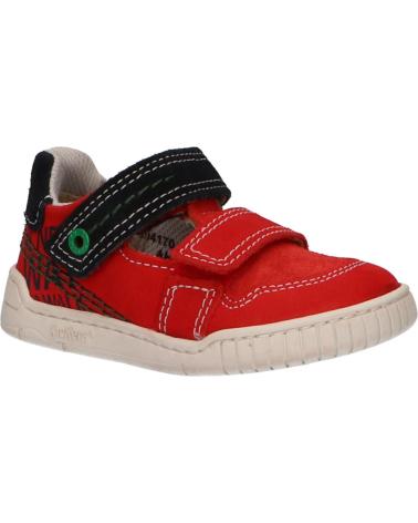Scarpe per Bambino KICKERS 694170-10 WHATSUP 43 ROUGE GRIS