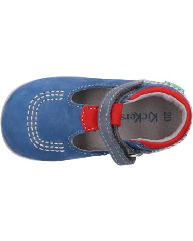 Scarpe per Bambina e Bambino KICKERS 413124-10 BABYFRESH 52 BLEU FONCE