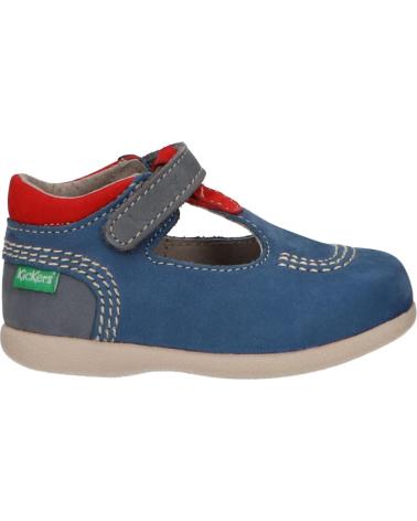 Scarpe per Bambina e Bambino KICKERS 413124-10 BABYFRESH 52 BLEU FONCE