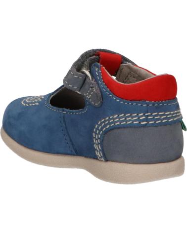 Scarpe per Bambina e Bambino KICKERS 413124-10 BABYFRESH 52 BLEU FONCE