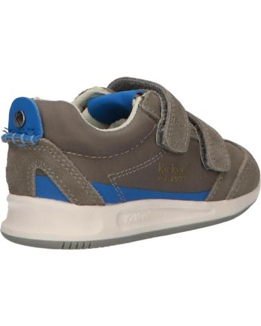 Sapatilhas de Menina e Menino KICKERS 686290-10 KICK 18 BB 123 GRIS BLEU