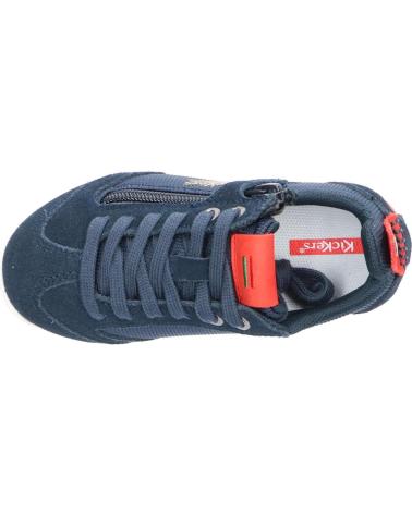 Sapatilhas de Menina e Menino KICKERS 686040-30 KICK 18 CDT 103 MARINE ROUGE
