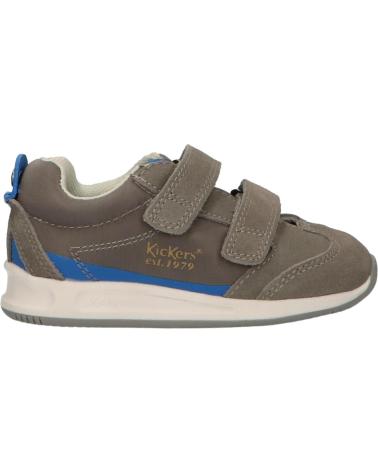 Sportschuhe für Mädchen und Junge KICKERS 686290-10 KICK 18 BB 123 GRIS BLEU
