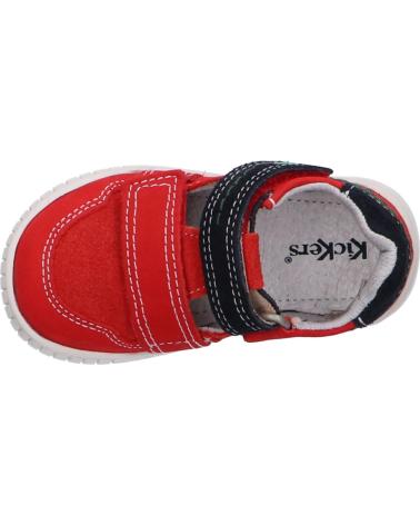 Scarpe per Bambino KICKERS 694170-10 WHATSUP 43 ROUGE GRIS