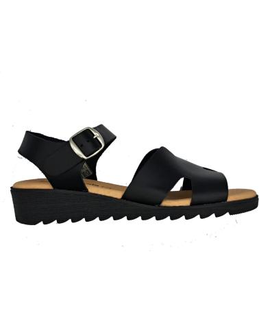 Sandalias de Mujer CALZADOMANIA SANDALIA DE PIEL NEGRO