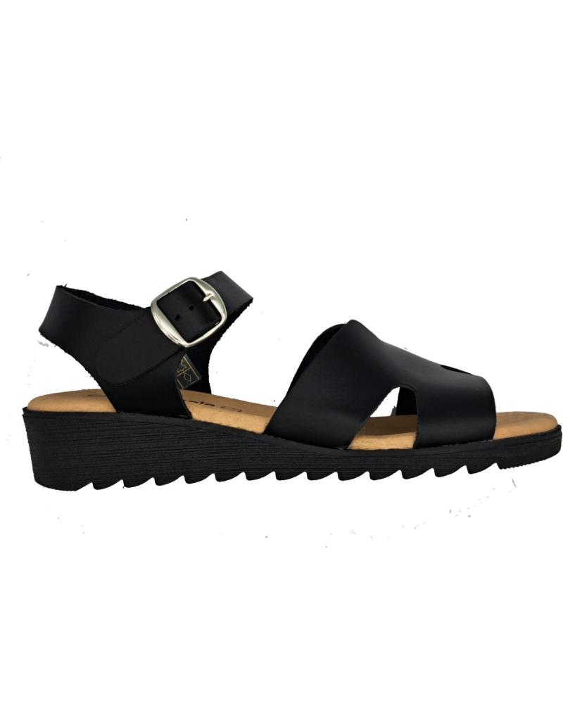 Sandalias de Mujer CALZADOMANIA SANDALIA DE PIEL NEGRO
