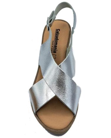 Sandalias de Mujer CALZADOMANIA SANDALIA DE PIEL PLATA