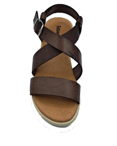 Sandalias de Mujer CALZADOMANIA SANDALIA DE PIEL MOKA
