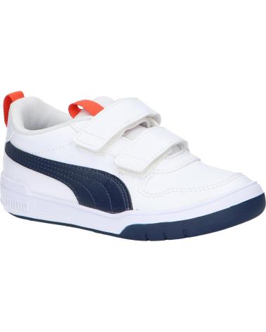 Sportschuhe für Junge PUMA ZAPATILLAS MULTIFLEX SL V PS BLANCAS MARINO 380740-11 CASUAL CLARO