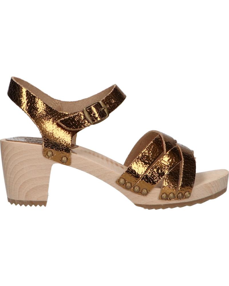 Sandales pour Femme KICKERS 694341-50 SATINE 15 VIEIL OR