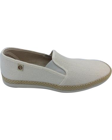 Zapatos de Hombre ROAL ZAPATILLA LONA CABALLERO BEIGE