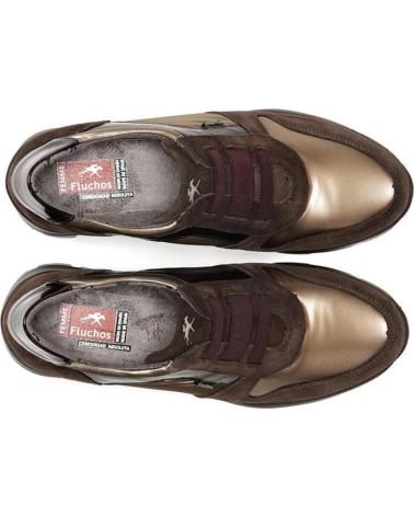 Zapatillas deporte de Mujer FLUCHOS DEPORTIVO CUNA MARRON DE MARRóN
