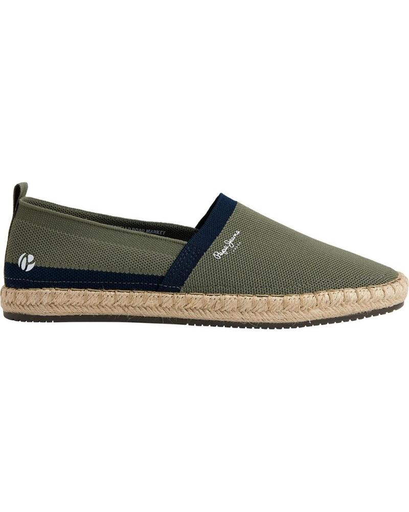 Man shoes PEPE JEANS TOURIST CAMP KNIT KAKI