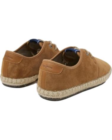 Sapatos de Homem PEPE JEANS ZAPATILLAS PIEL TOURIST CLAIC MARRóN