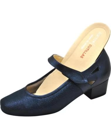 Shuhe ferse für Damen D`CUTILLAS DOCTOR CUTILLAS 81198 SALON PLANTILLA EXTRAIBLE MUJER MARIN MARINO