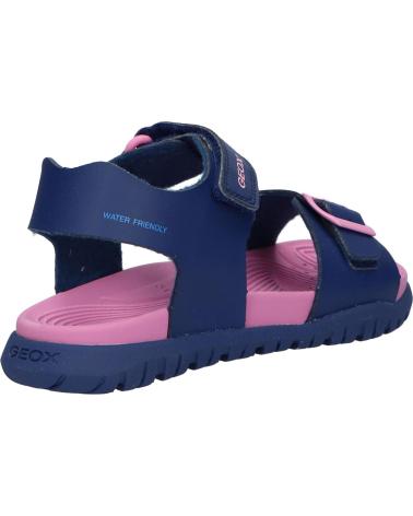 girl Sandals GEOX J35HQA 000BC J SANDAL FUSBETTO C0965 NAVY-DK PINK