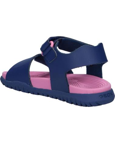 girl Sandals GEOX J35HQA 000BC J SANDAL FUSBETTO C0965 NAVY-DK PINK